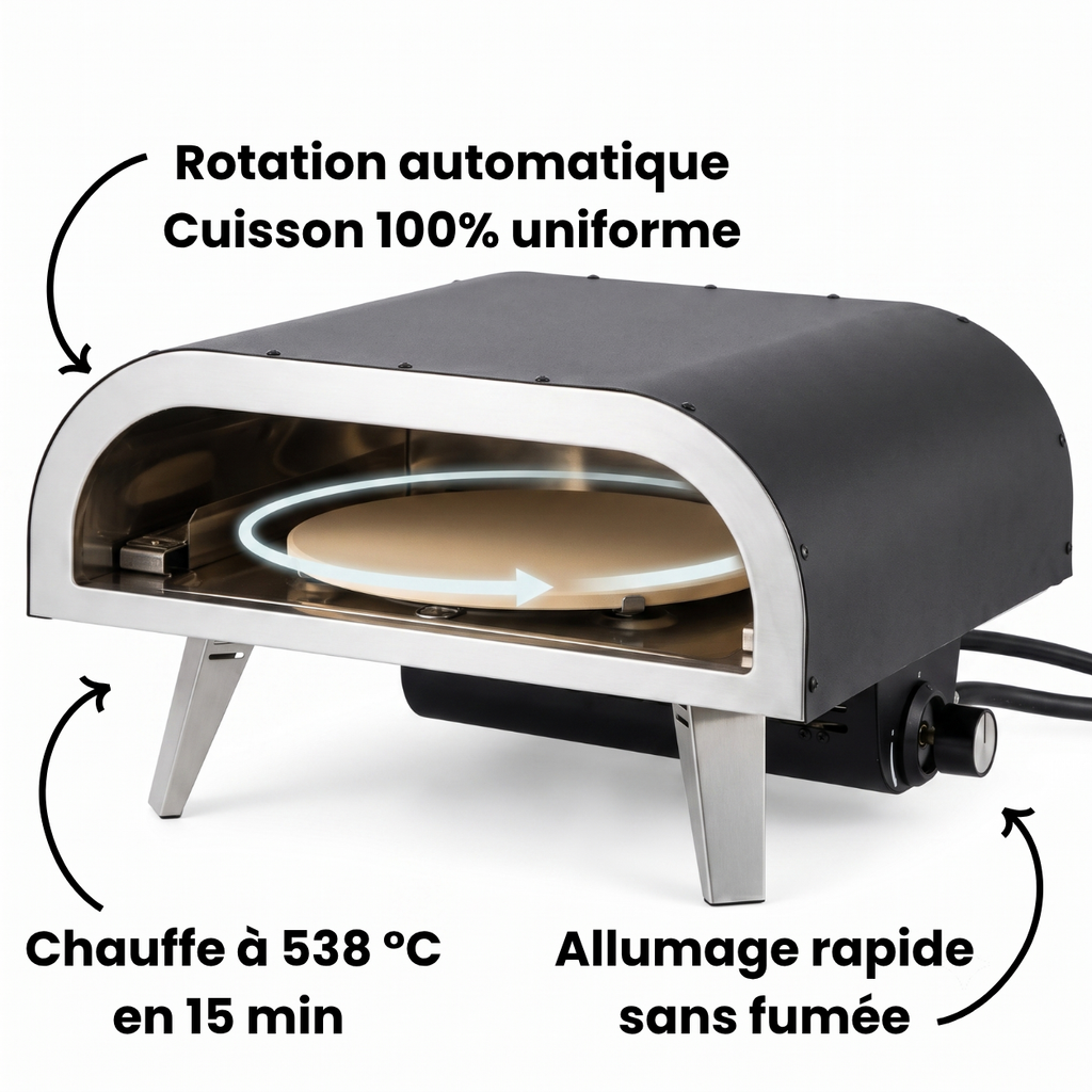 Four à Pizza à Gaz 30 cm (12") | Fiamma La Dolce Crosta