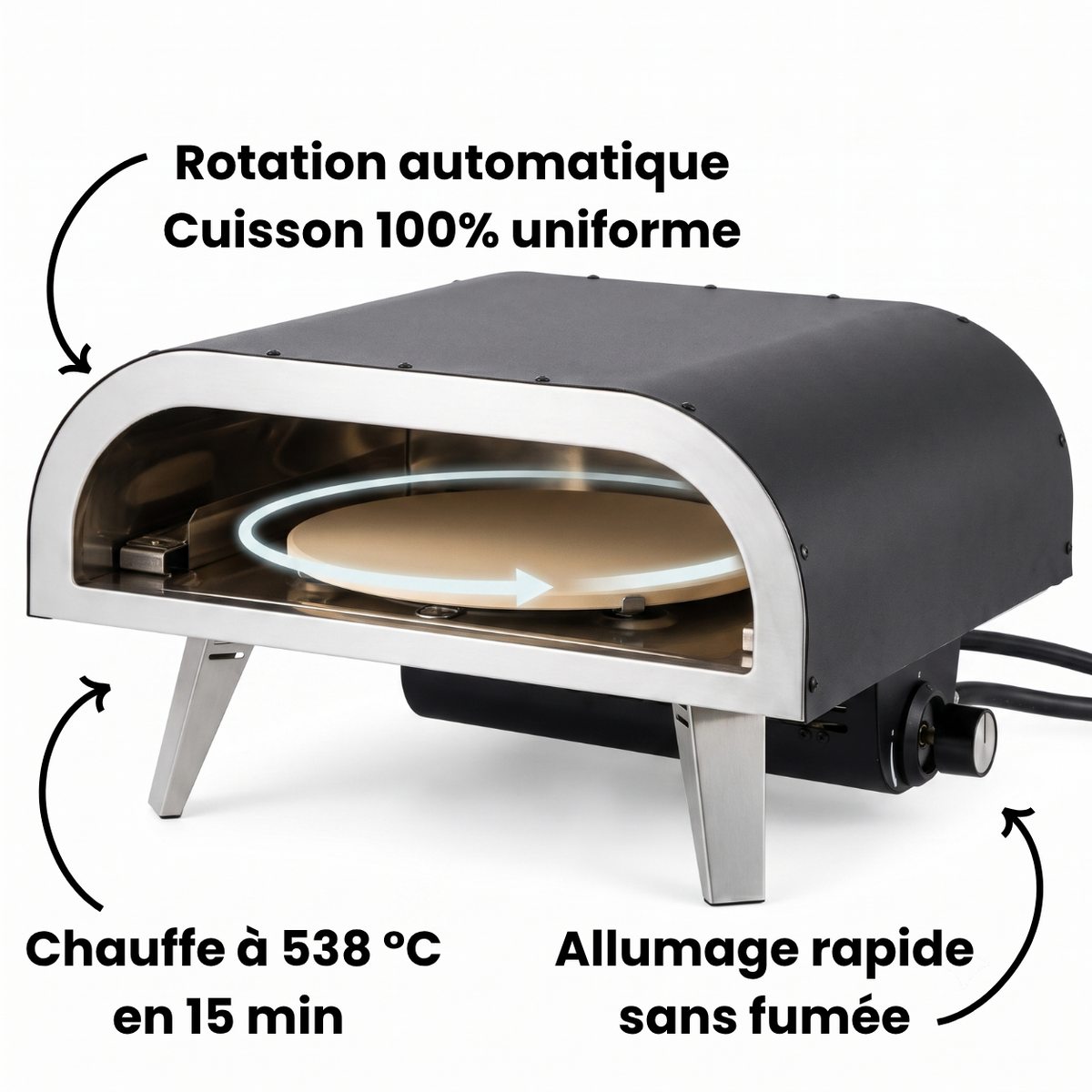 Four à Pizza à Gaz 30 cm (12") | Fiamma La Dolce Crosta