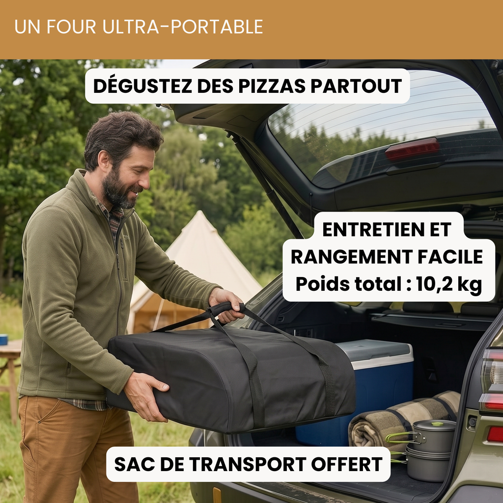 Four à Pizza à Gaz 30 cm (12") | Fiamma La Dolce Crosta