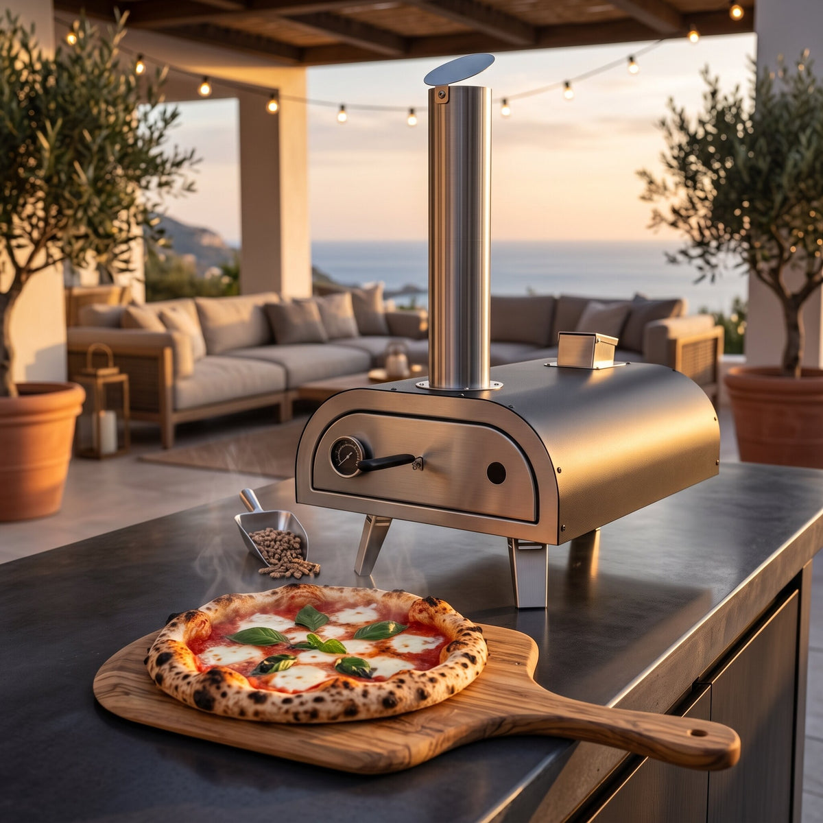 Four à Pizza à Bois 30 cm (12") | Vesuvio La Dolce Crosta