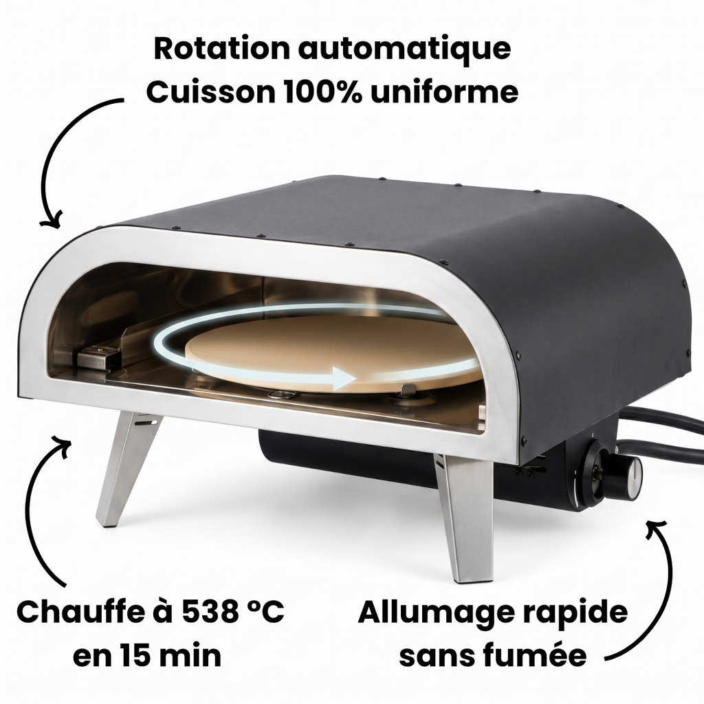 Four à Pizza à Gaz 30 cm (12") | Fiamma La Dolce Crosta