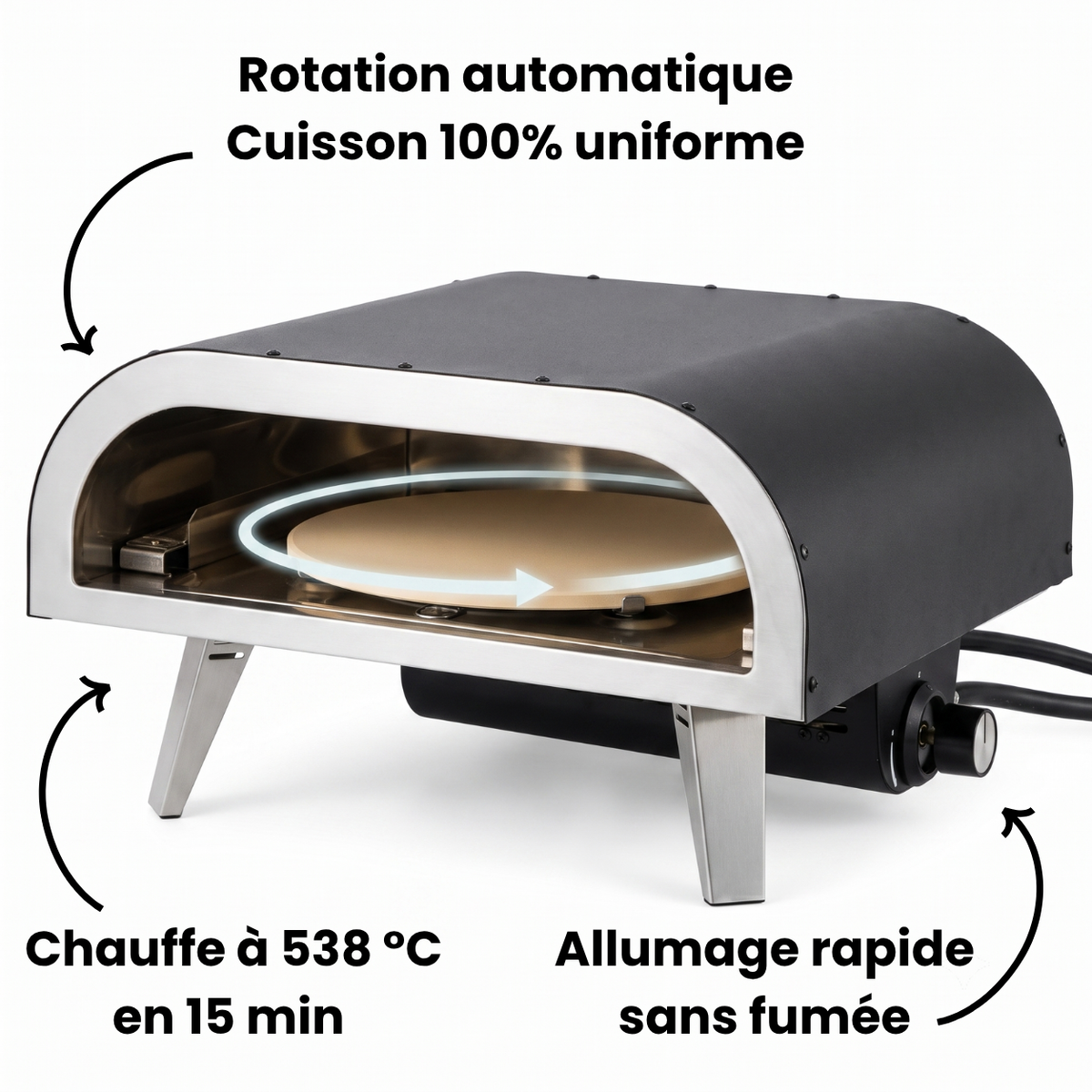Four à Pizza à Gaz 30 cm (12") | Fiamma La Dolce Crosta