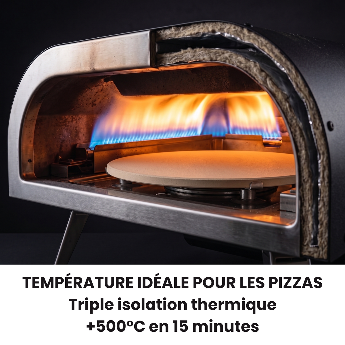 Four à Pizza à Gaz 30 cm (12") | Fiamma La Dolce Crosta