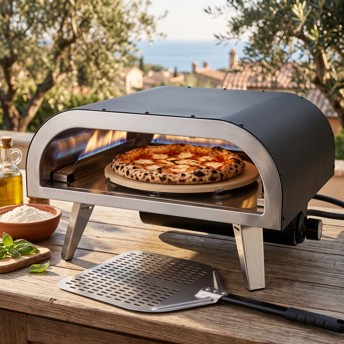 Four à Pizza à Gaz 30 cm (12") | Fiamma La Dolce Crosta